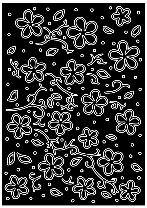 Flower40 free coloring pages for kids