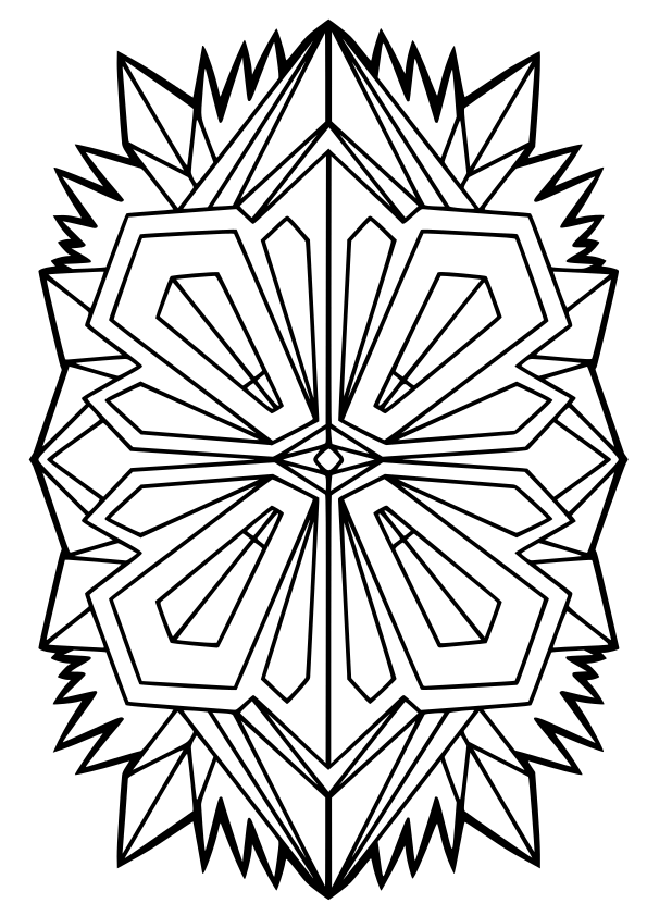 Mandala66 free coloring pages for kids
