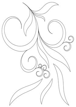 Pattern of plants and trees
 free coloring pages for kids