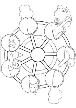 Tourist car free coloring pages for kids