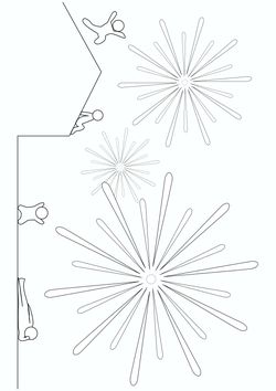 Fireworks free coloring pages for kids