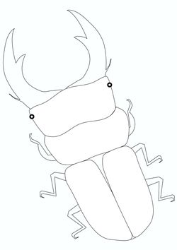 Stag free coloring pages for kids