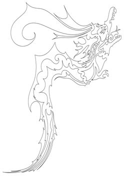 Dragon3 free coloring pages for kids