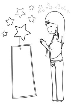 Tanabata2 free coloring pages for kids