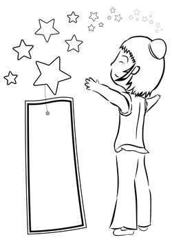 tanabata3 free coloring pages for kids