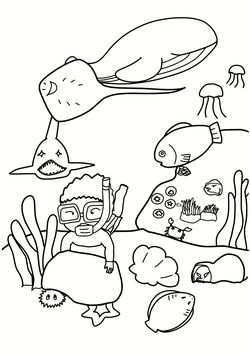 Sea3 free coloring pages for kids