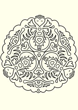 Mandala16 free coloring pages for kids