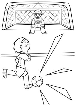 Soccer3 free coloring pages for kids