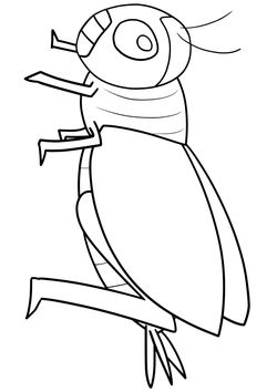 Cricket２ free coloring pages for kids