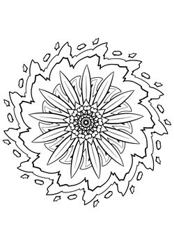 Mandala23 free coloring pages for kids