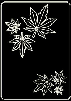 の紅葉2の塗り絵です