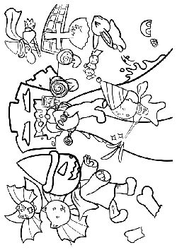Halloween2 free coloring pages for kids