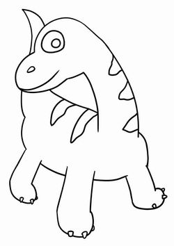 Brachiosaurs2 coloring pages for kindergarten and preschool kids activity free