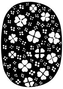 のあじさい2の花の簡単な黒白塗り絵です。5月6月の梅雨入りして外で遊べない時などにぜひご利用ください