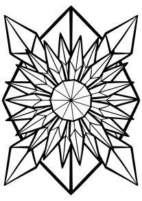 Crystal Core coloring pages for kindergarten and preschool kids activity free