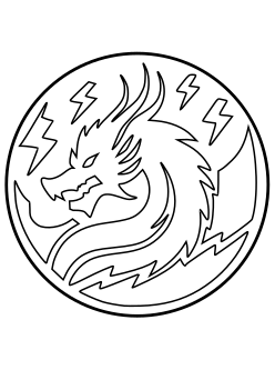Dragon 13 free coloring pages for kids