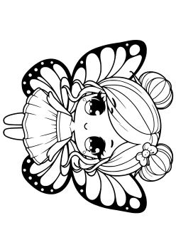 Fairy 5 coloring pages for kindergarten and preschool kids activity free