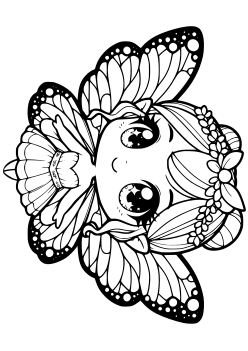 Fairy Princess coloring pages for kindergarten and preschool kids activity free