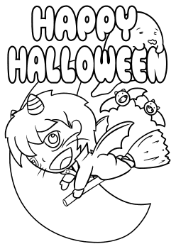 Halloween3 free coloring pages for kids