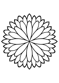 Flower23 free coloring pages for kids