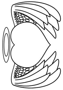 Heart14 free coloring pages for kids