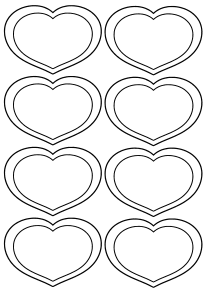 Heart18 free coloring pages for kids