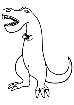Dinosaurs4 free coloring pages for kids