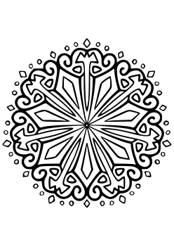 Mandala68 free coloring pages for kids