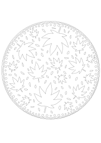 Mandala52Maple free coloring pages for kids