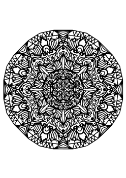 Mandala64 free coloring pages for kids