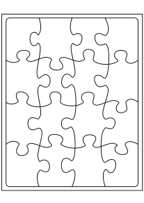 Jigsaw Puzzle2 free coloring pages for kids