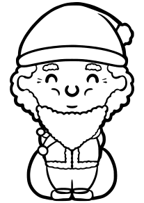 Santaclaus10 free coloring pages for kids