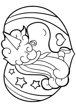 Unicorn5 free coloring pages for kids