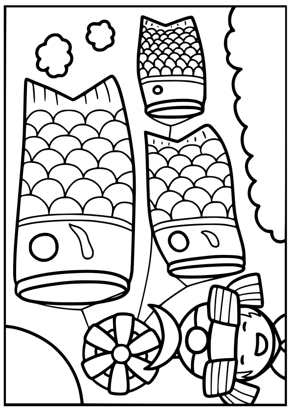 Kodomonohi free coloring pages for kids