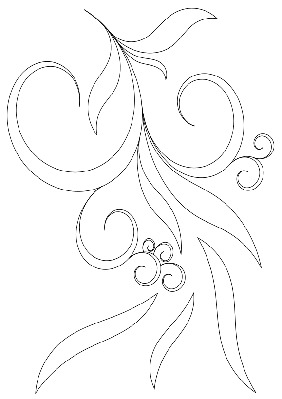 Pattern of plants and trees
 free coloring pages for kids