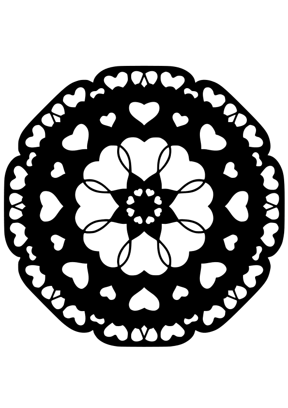 Mandala1-16 free coloring pages for kids