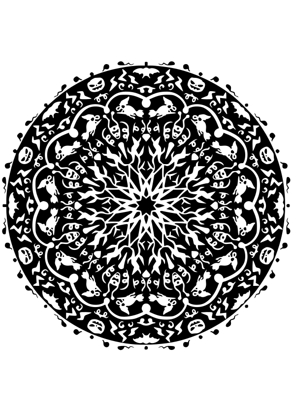 Mandala53 free coloring pages for kids