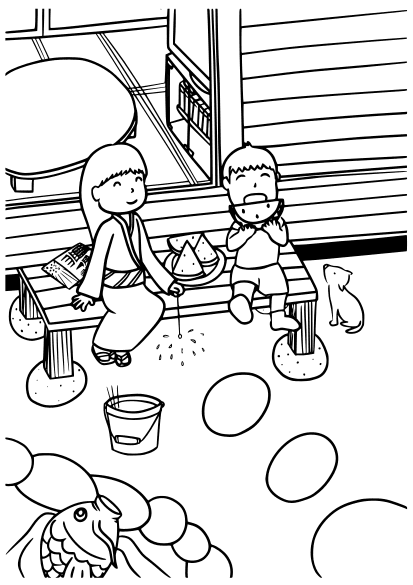 Summer2 free coloring pages for kids