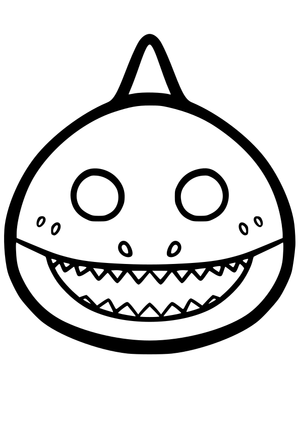 Shark3 free coloring pages for kids