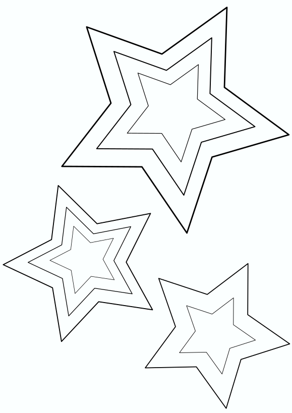 Star 1 free coloring pages for kids