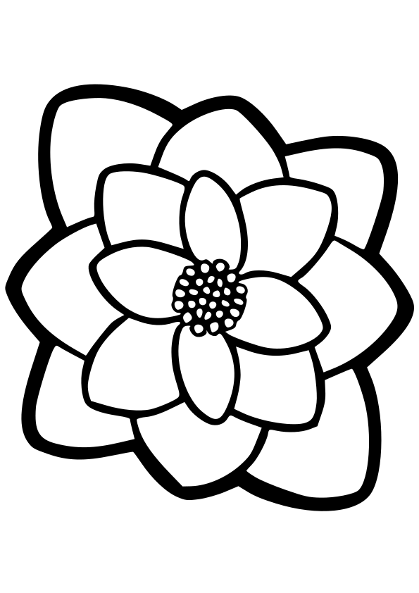 Camellia free coloring pages for kids
