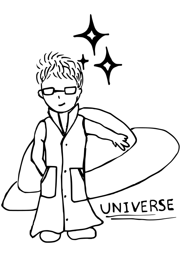 Space scientist free coloring pages for kids